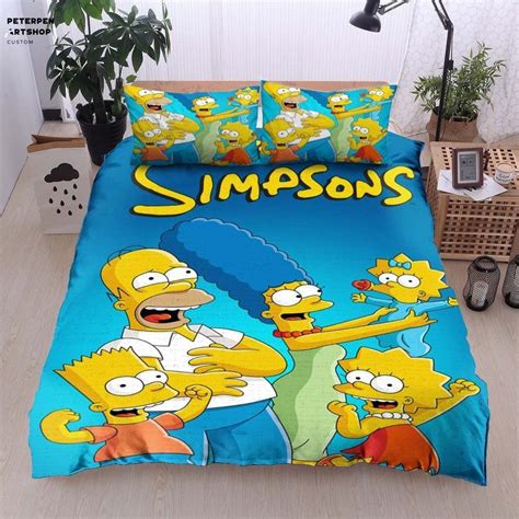 simpsons bed sheets